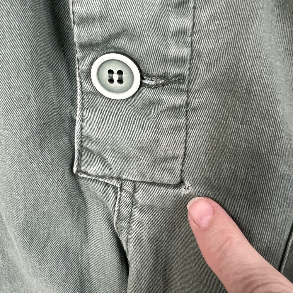 pistola Olive Green Short-Sleeve Utility Jumpsuit - Picture 7 of 15